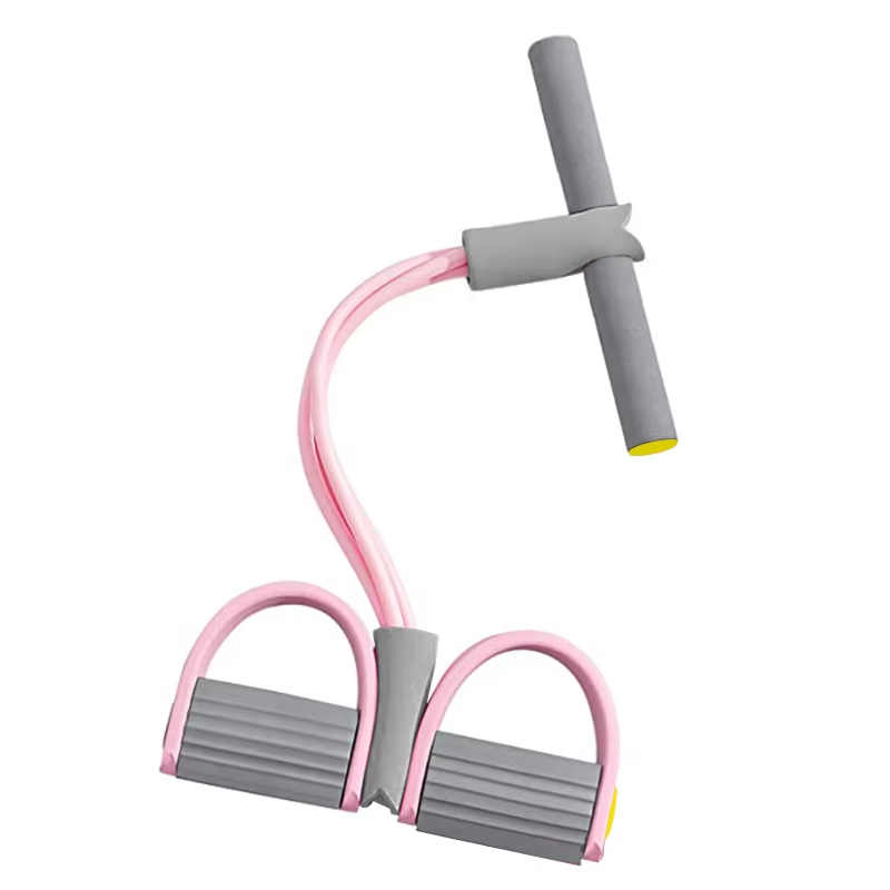 Yoga Pedal Puller Fitness Equipment - Widerstandsbänder 4-Röhren-Yoga-Pedalzugband Elastisches Zugseil Fitnessgeräte für
