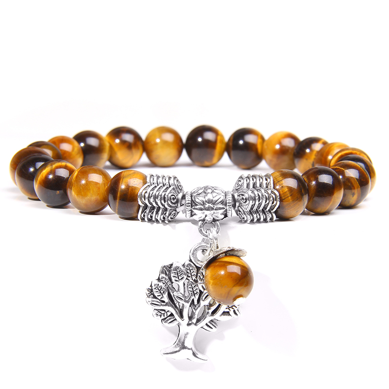 Yoga Health & Fitness Centre - Frauen Armbänder Männer Charme Natürliche Tiger