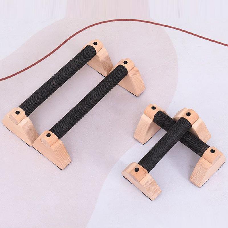 Push Up Board - Wood Calisthenics Bar, Massivholz-Parallettes, Push-Up-Stange für