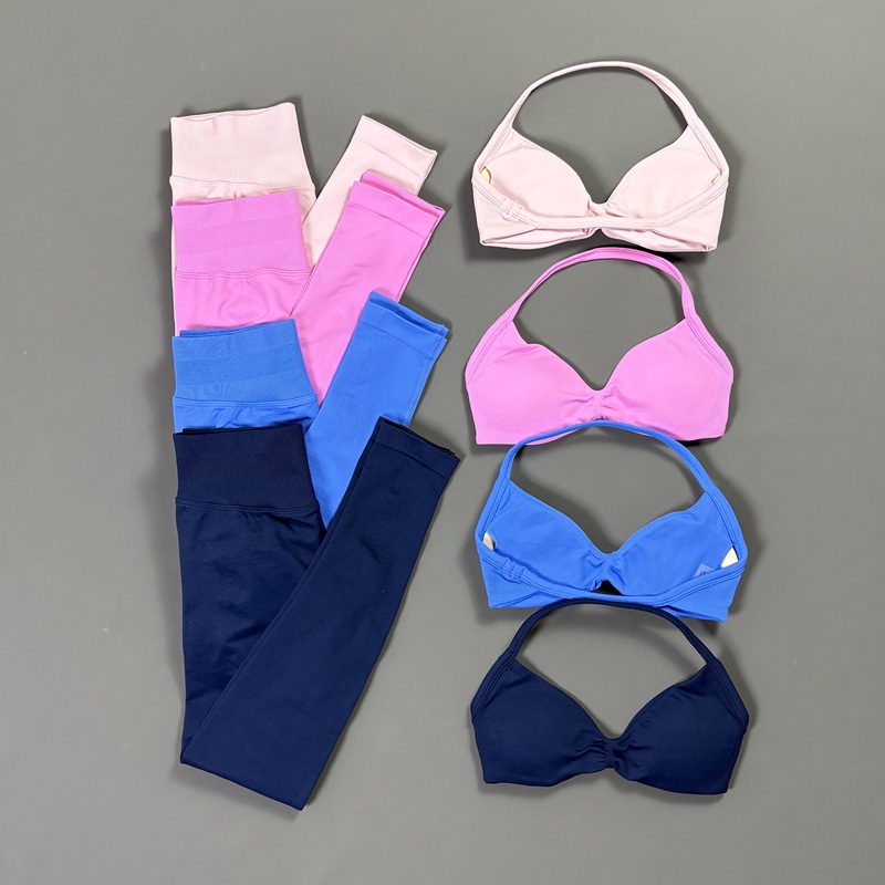 Yoga Fitness Zumba - 2-teiliges HISTELLO Yoga-Set für Damen, nahtlos,