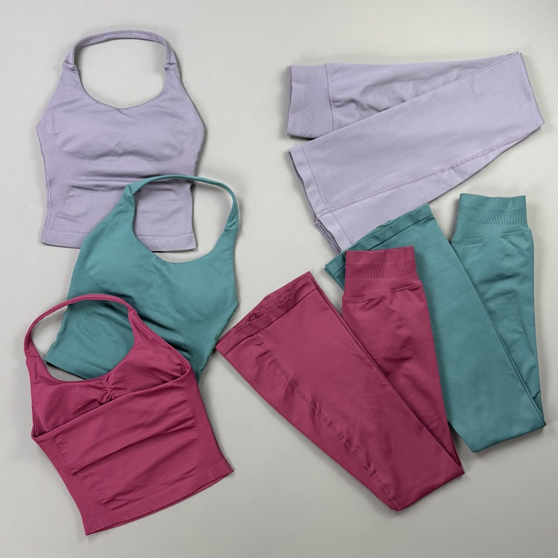 Yoga Fitness Zumba - 2-teiliges Workout-Set für Damen Nahtloses Gym