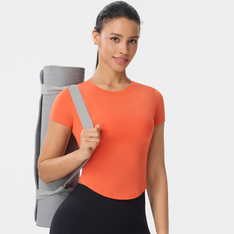 Yoga Fitness Top - Sport-Tops, schnell trocknend, für Damen, Fitness,