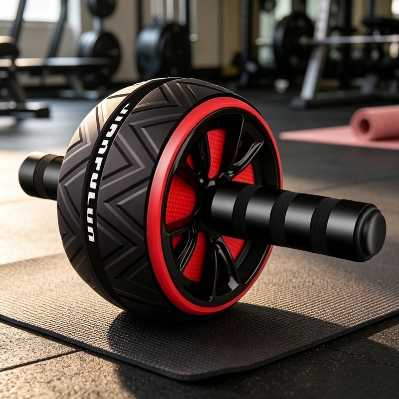 Ab Wheel Roller - Rutschfestes Ab-Roller-Rad, Langlebiges Bauchmuskel-Trainingsgerät für Männer