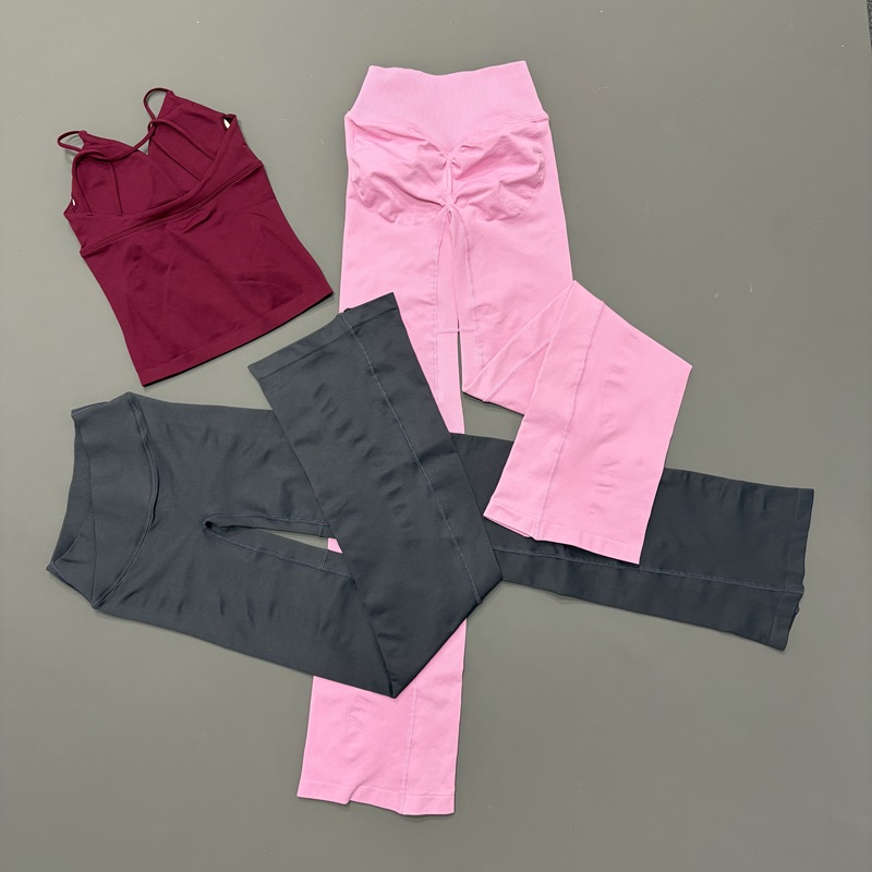 Yoga Fitness Zumba - 2-teiliges Damen-Fitness-Set: Vision Twist Front Longline