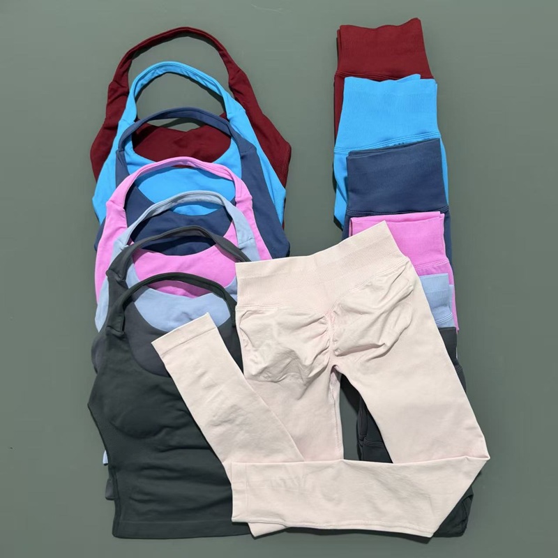 Yoga Fitness Zumba - HISTELLO 2-teiliges Yoga-Set für Damen, nahtlos,