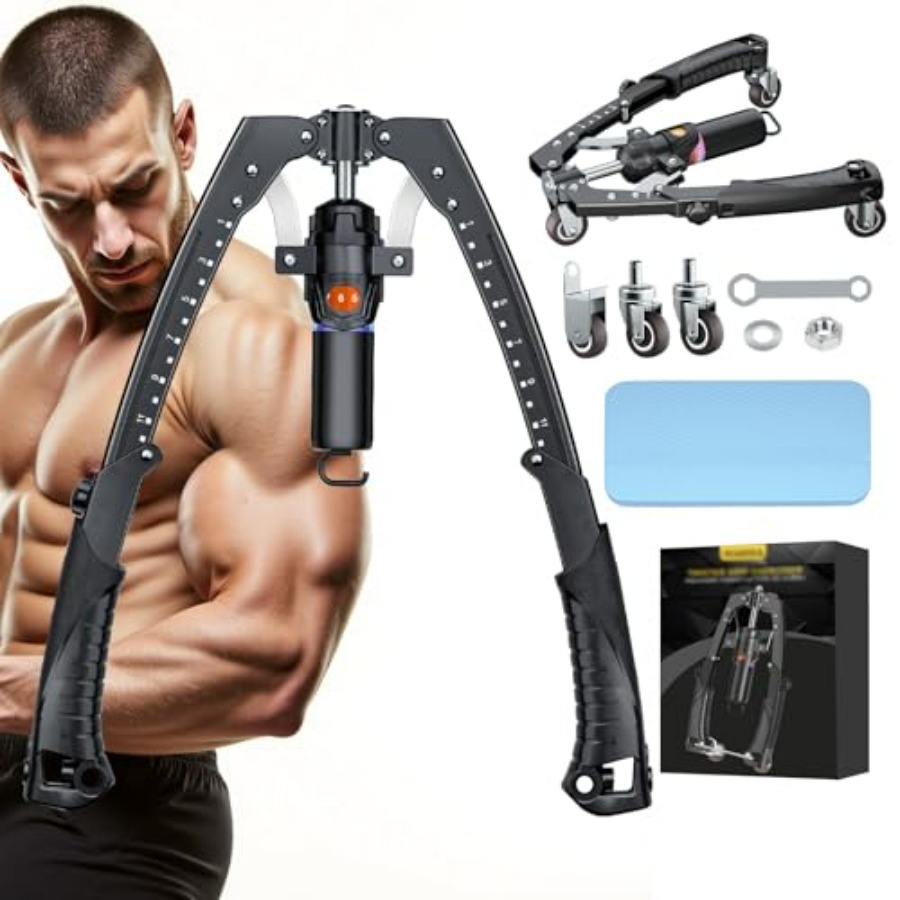 Ab Wheel Roller - Twister Arm Trainer, 3-in-1 hydraulische Brusttrainingsausrüstung