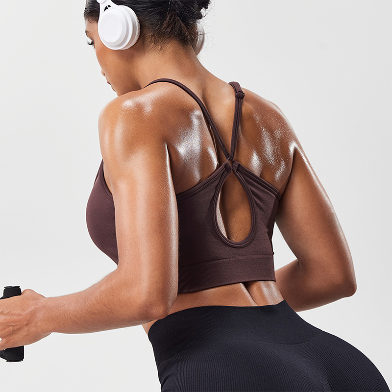 Yoga Fitness Body - Damen Sport-BH mit Hohlrücken und Verstellbaren