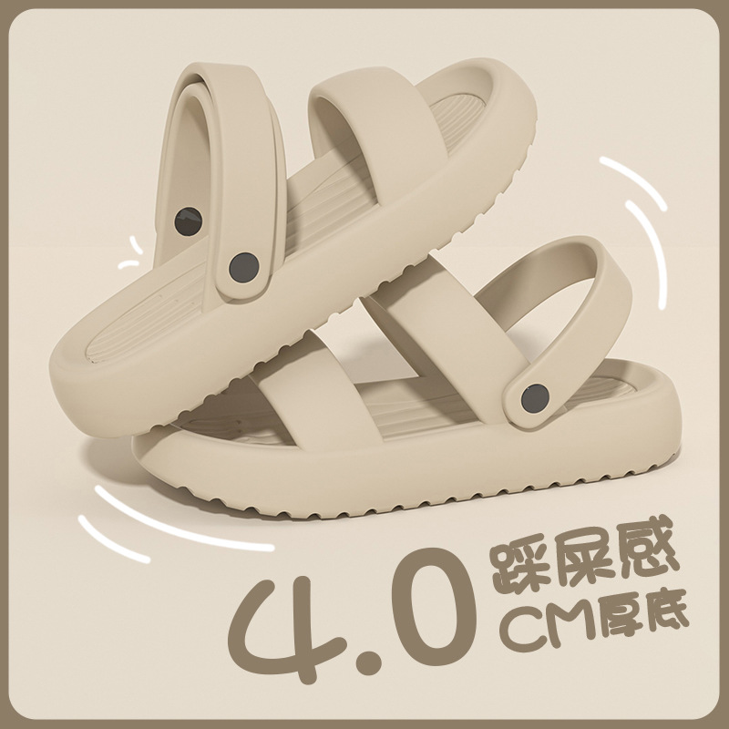 Resistance Bands - EVA-Sandalen mit dicker Sohle für Damen,