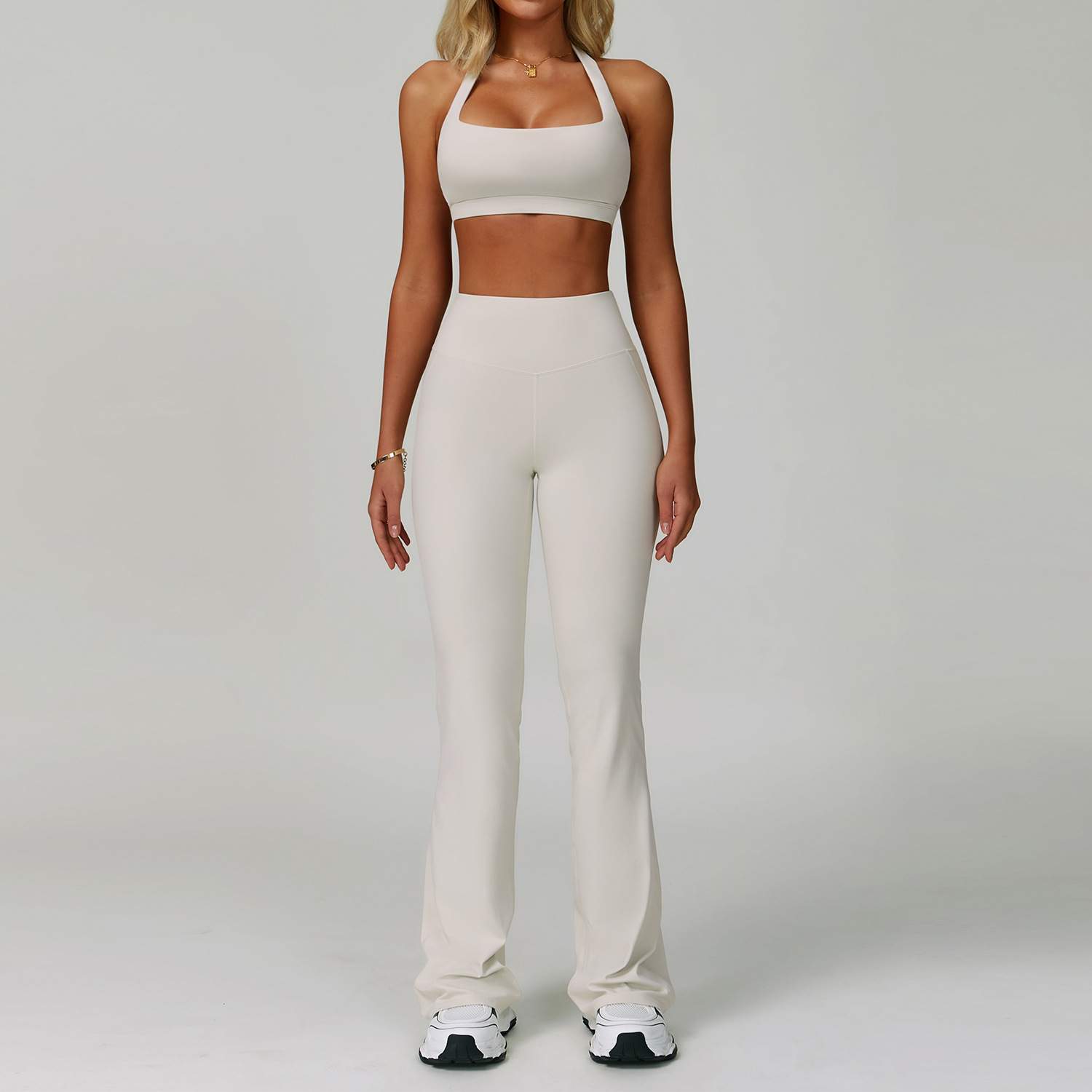 Yoga Fitness Zumba - Damen Trainingsanzug Yoga-Set 2-teilig Sportbekleidung Nahtlose