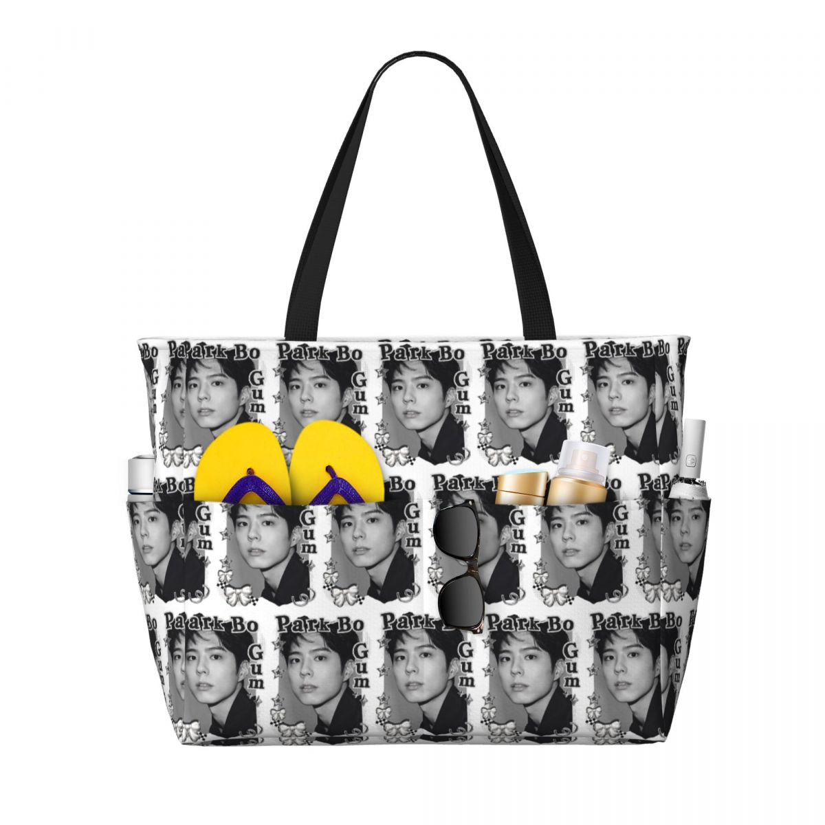 Yoga Fitness Park - Park Bo Gum Kpop Strandtasche, Sport-,