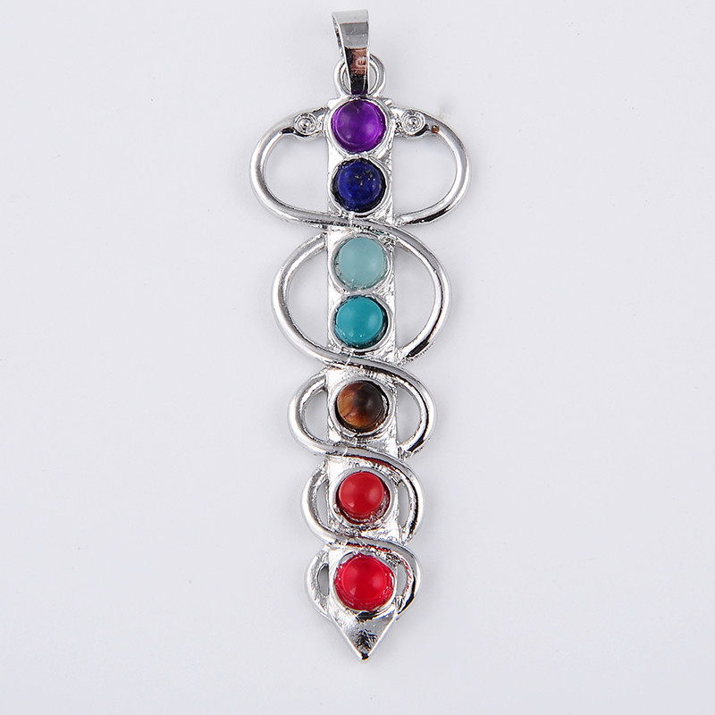 7 Chakra Stein Halskette Anhän – Yoga Health & Fitness Centre Bewertung und Preis