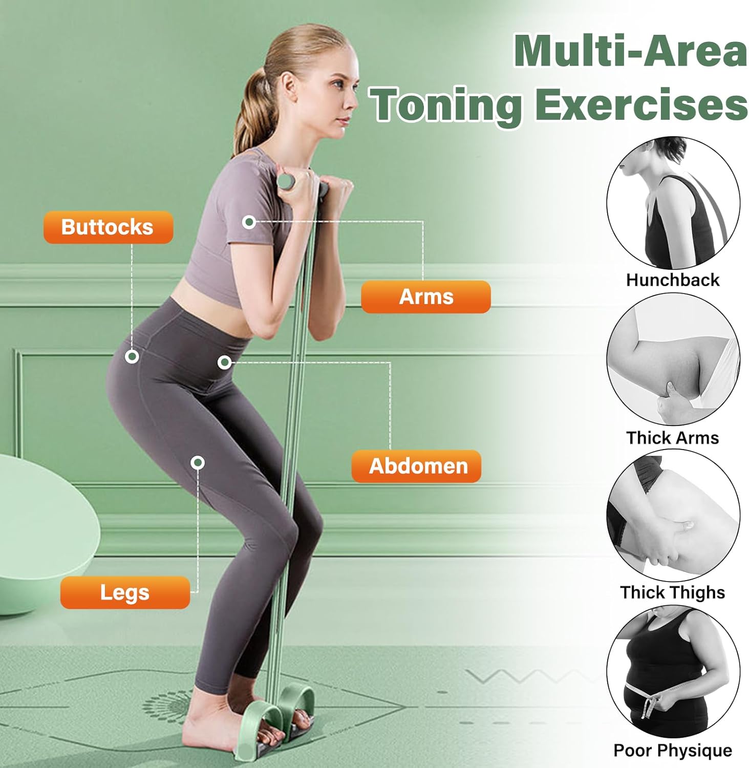 6er-Set Naturkautschuk-Pedal-W – Yoga Pedal Puller Fitness Equipment Bewertung und Preis