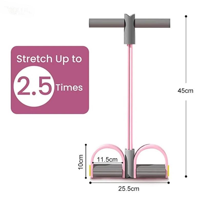 Neue 4-Rohr-Widerstandsbänder  – Yoga Pedal Puller Fitness Equipment Bewertung und Preis