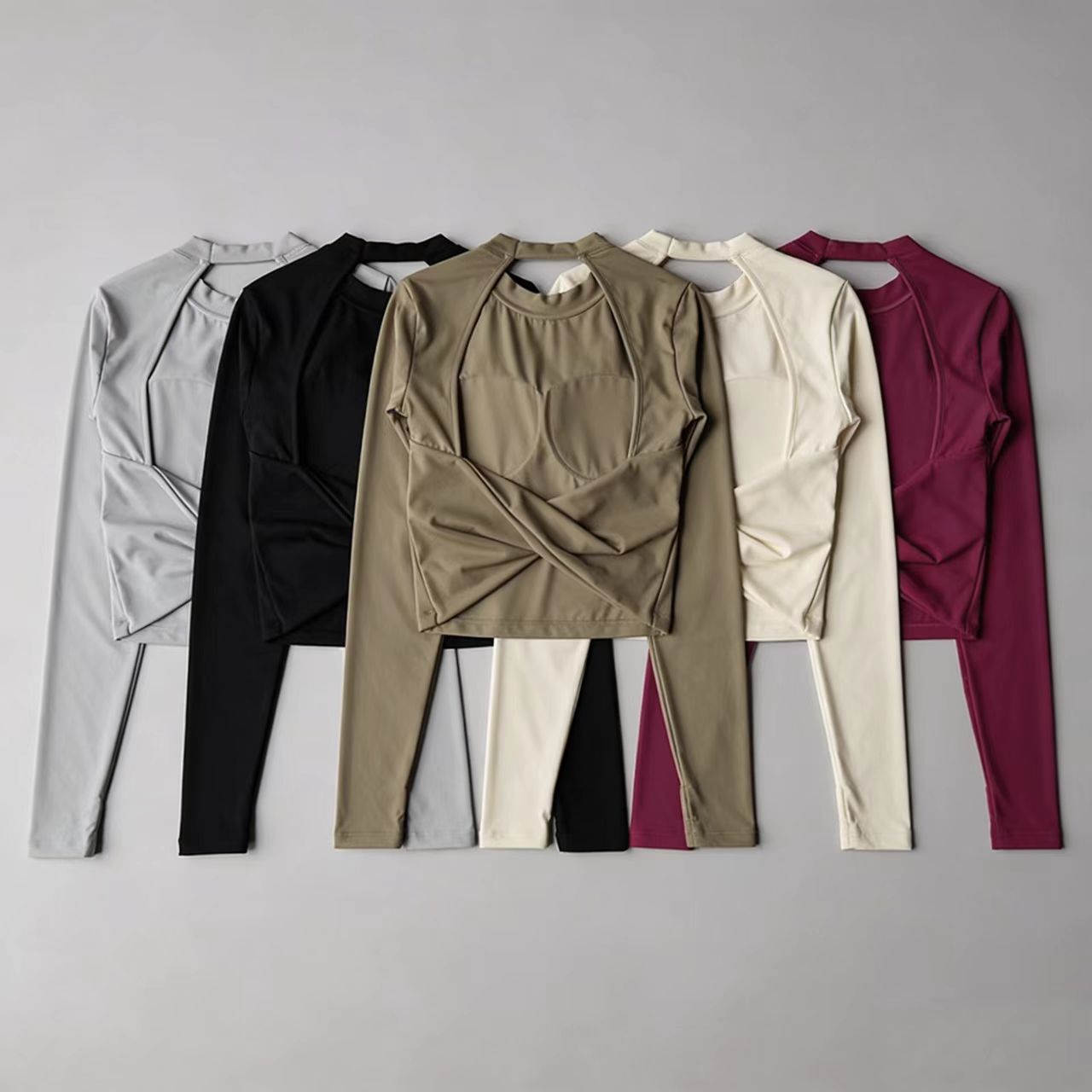 Langärmliges, geknotetes Yoga- – Yoga Fitness Top Bewertung und Preis