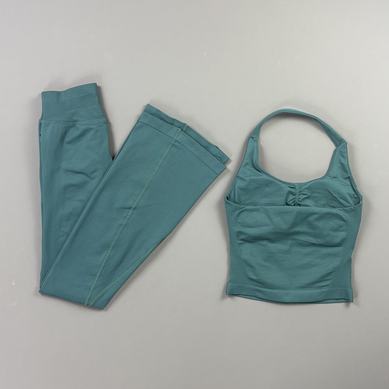 2-teiliges Flare-Leggings-Set: – Yoga Fitness Zumba Bewertung und Preis