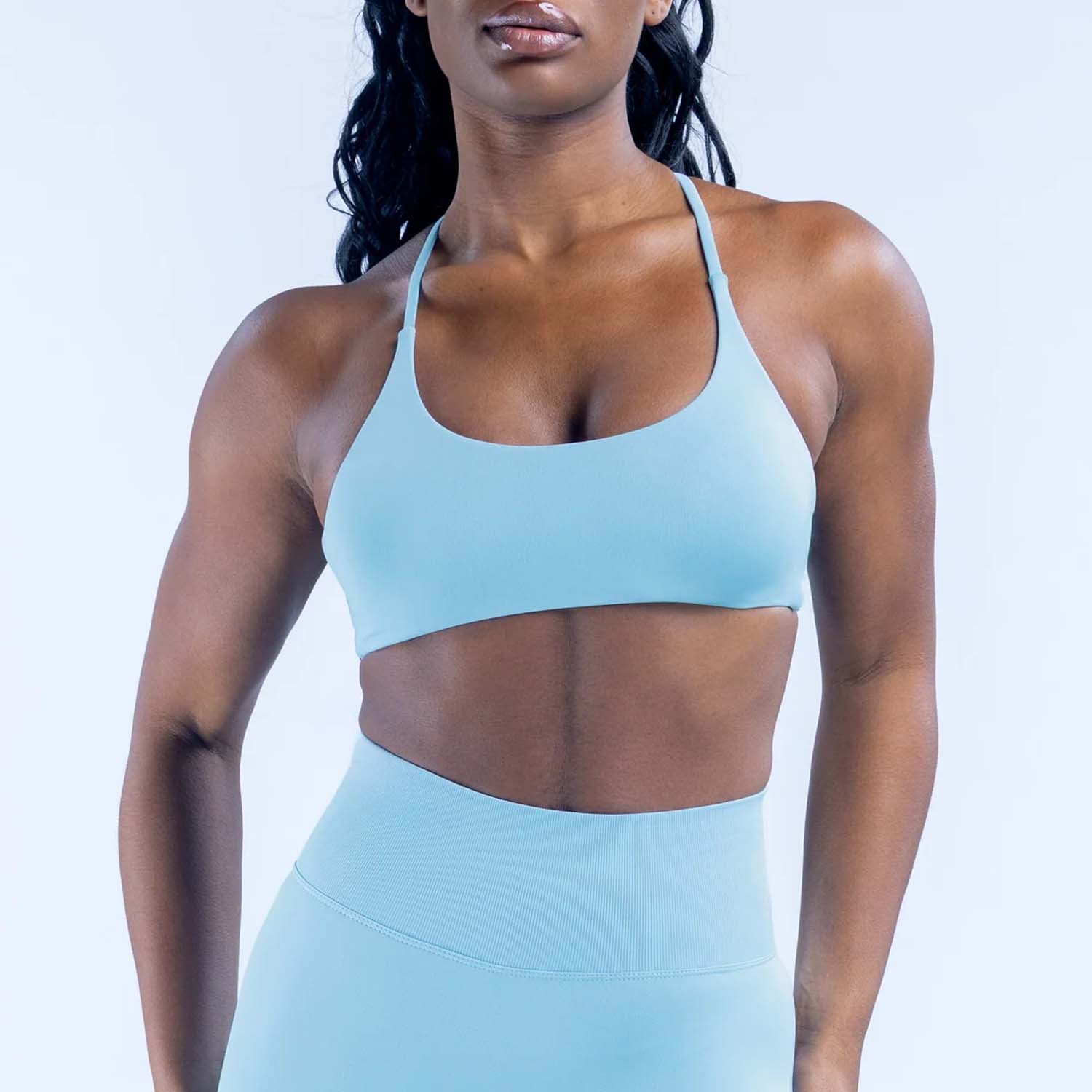 LOGO Nahtloser Sport-BH mit Kr – Yoga Fitness Body Bewertung und Preis
