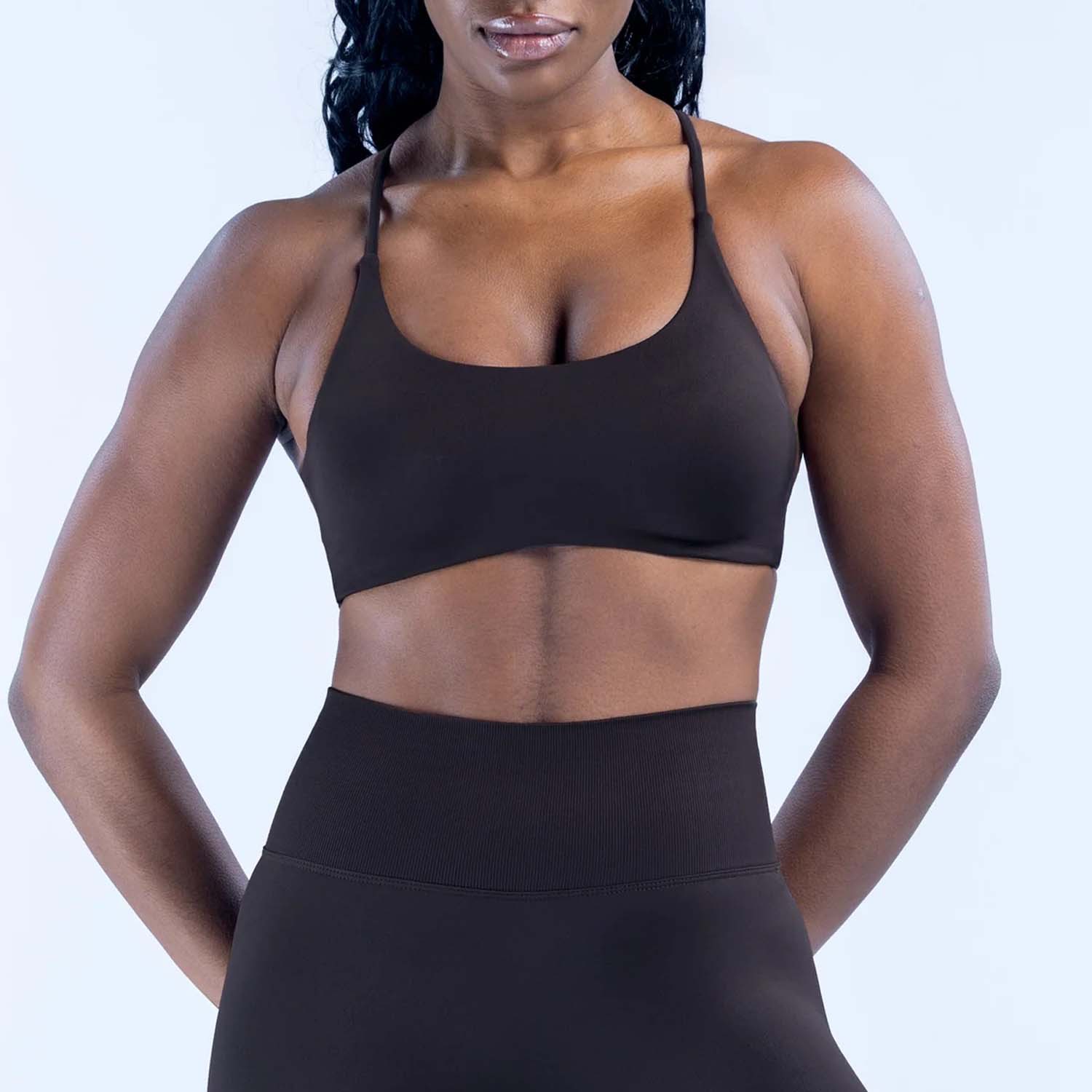 LOGO Nahtloser Sport-BH mit Kr – Yoga Fitness Body Bewertung und Preis