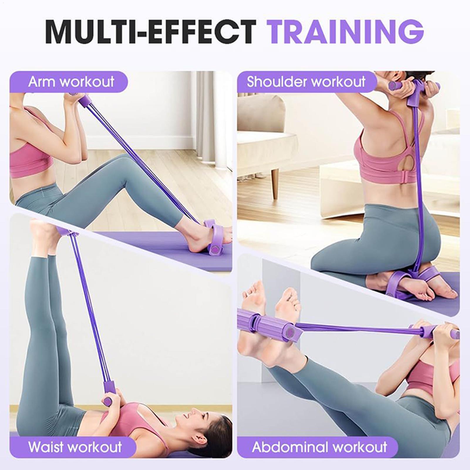 Widerstandsbänder, 4-Röhren, Y – Yoga Pedal Puller Fitness Equipment Bewertung und Preis