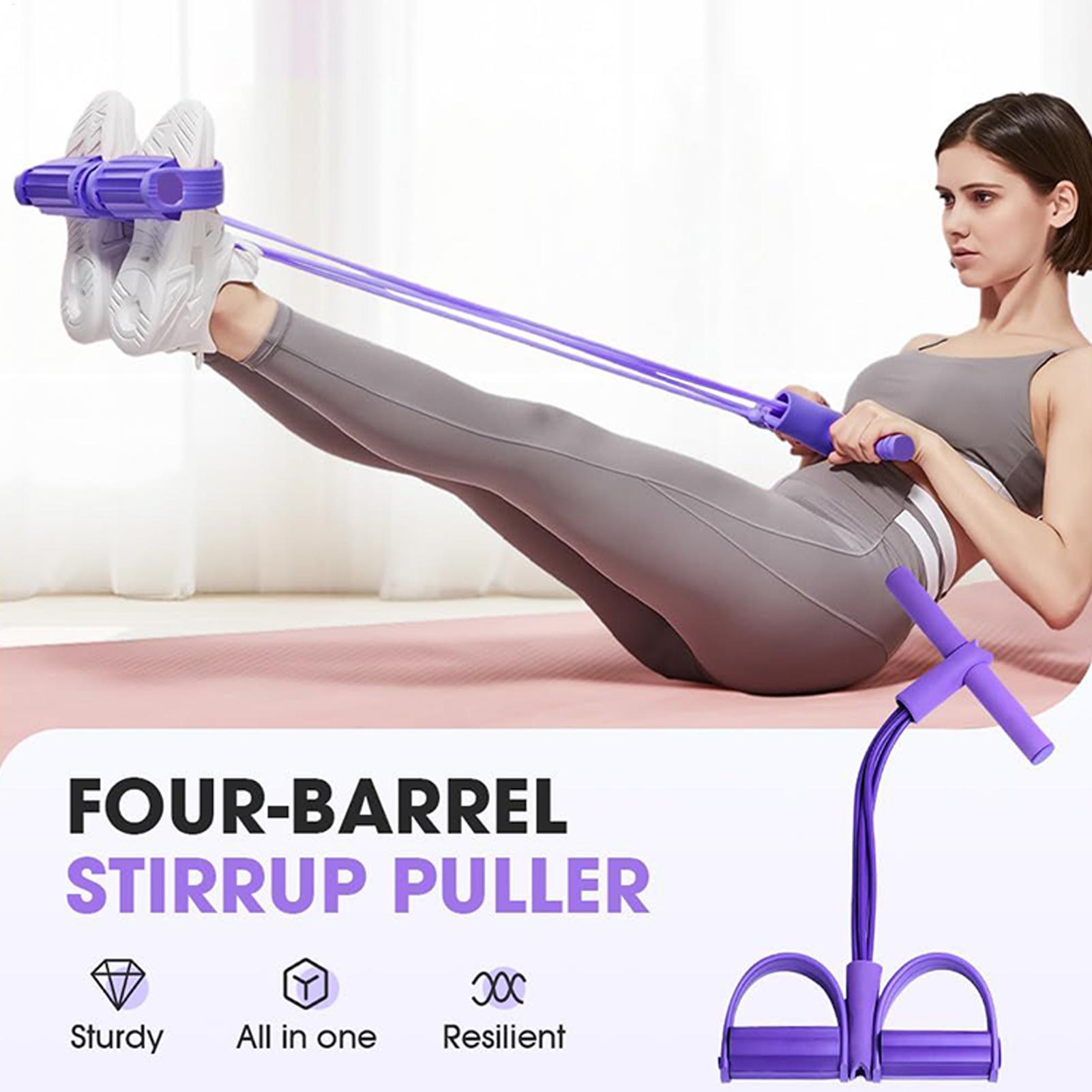 Widerstandsbänder, 4-Röhren, Y – Yoga Pedal Puller Fitness Equipment Bewertung und Preis