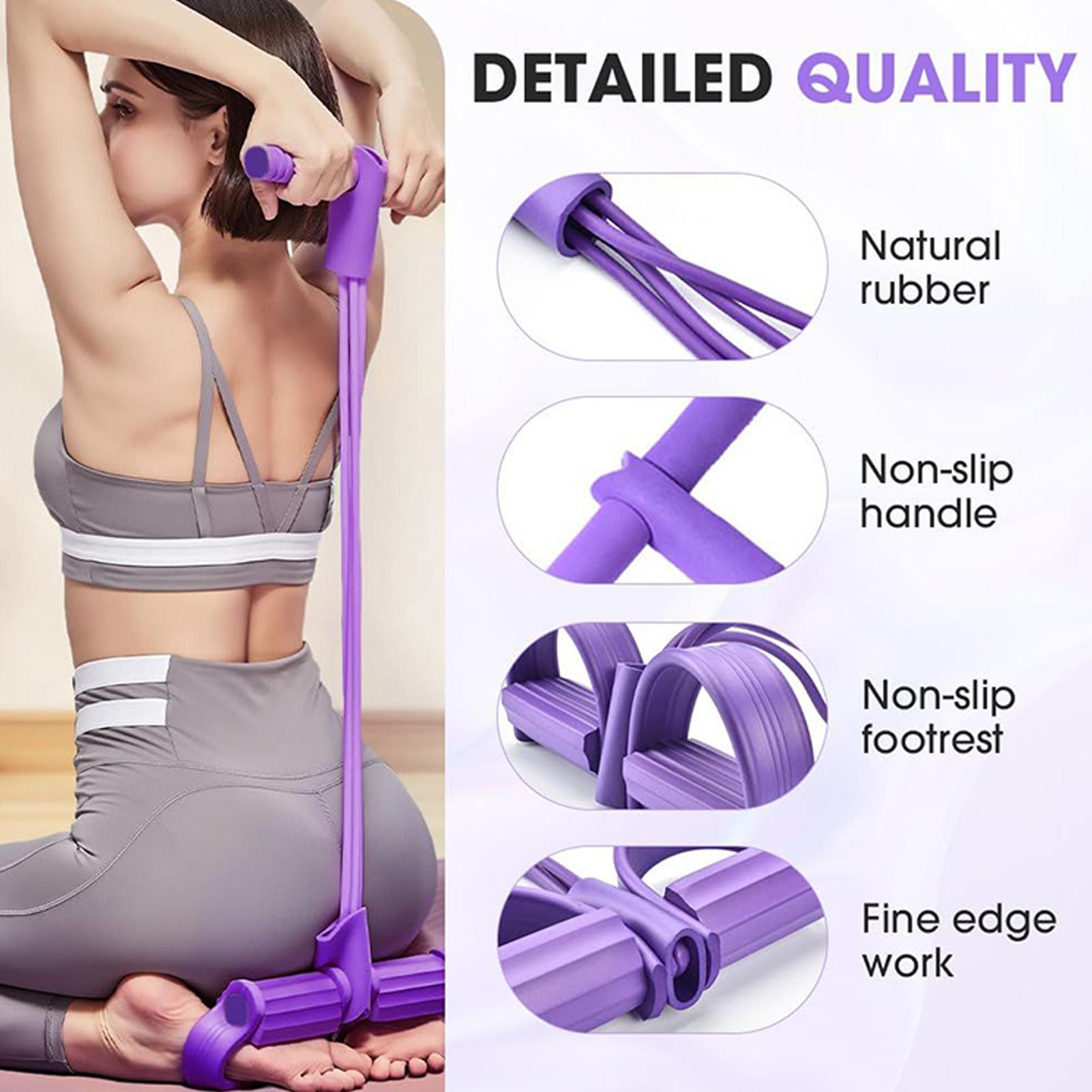 Widerstandsbänder, 4-Röhren, Y – Yoga Pedal Puller Fitness Equipment Bewertung und Preis