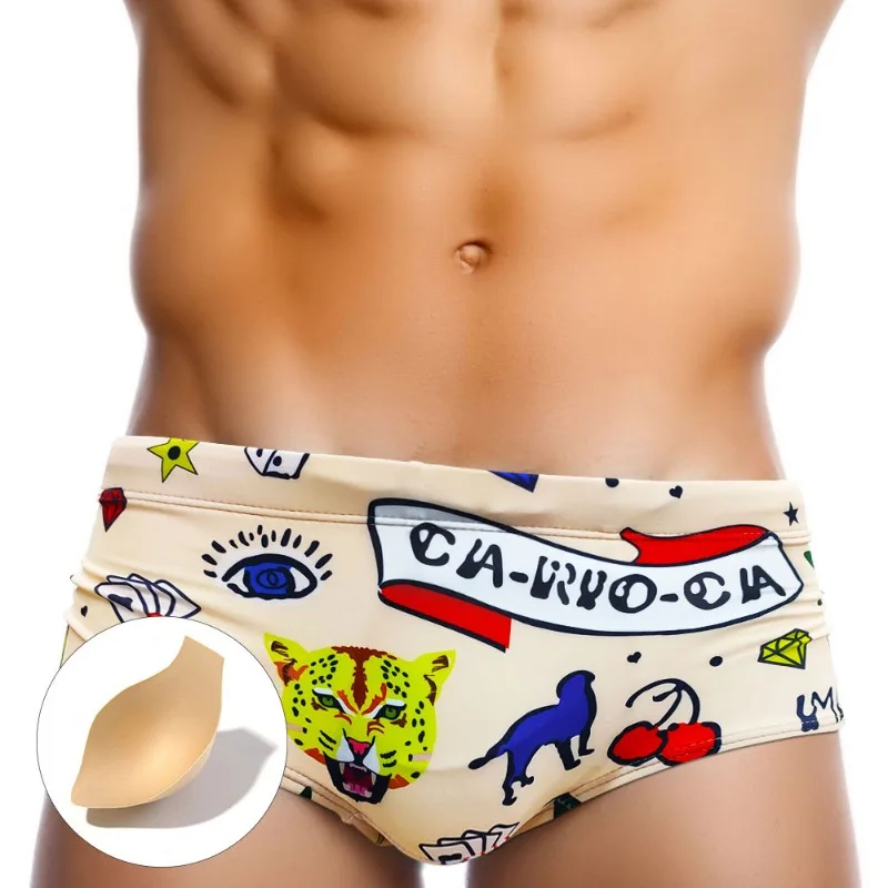 Sexy männer Badeanzug Push-Up  – Push Up Board Bewertung und Preis