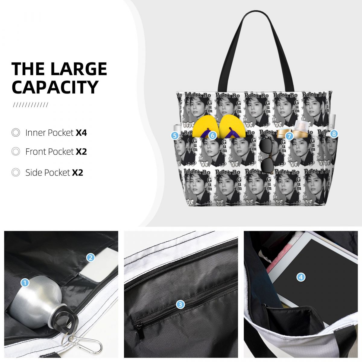 Park Bo Gum Kpop Strandtasche, – Yoga Fitness Park Bewertung und Preis