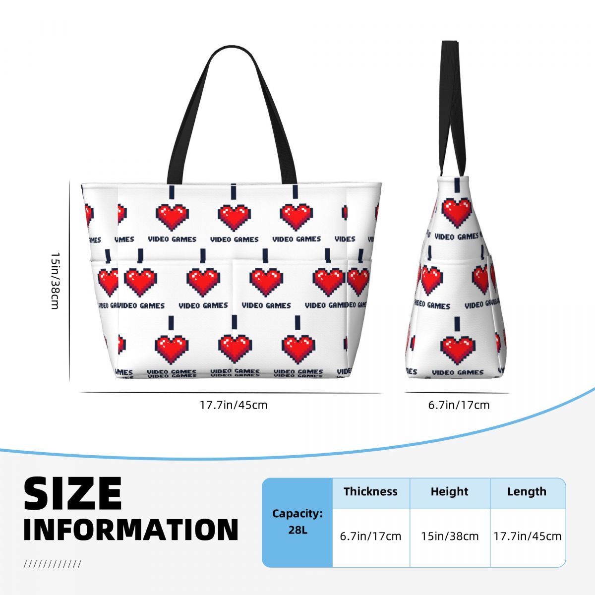 I Heart Video Games Strandtasc – Yoga Fitness Video Bewertung und Preis